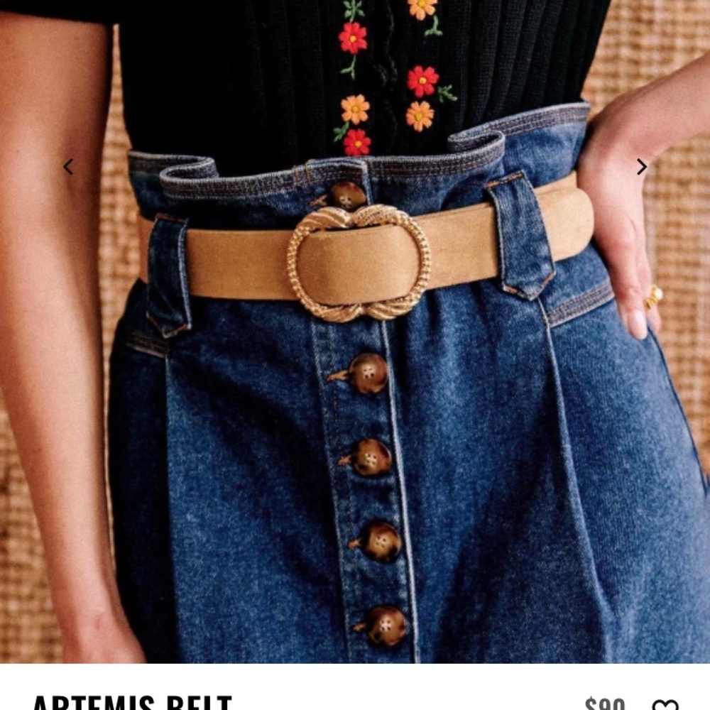 Sezane Artemis belt size 90